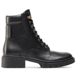 Coach Lorimer Black Leather Boots size 9.5 B